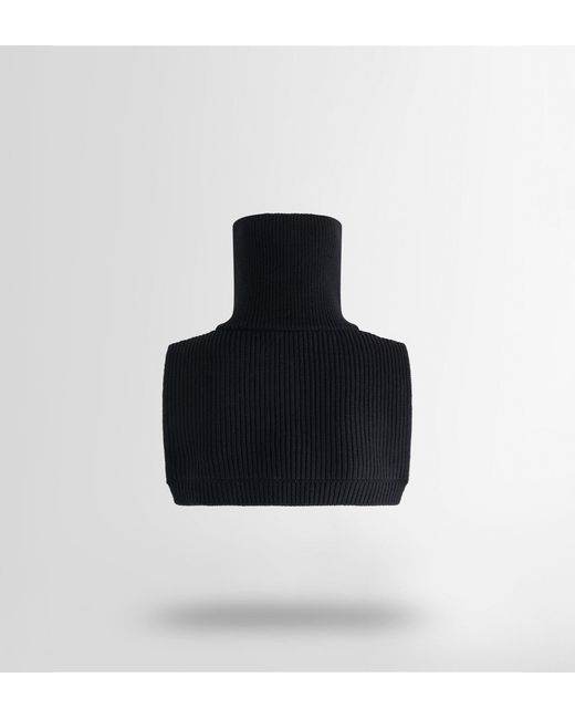 Fusalp Black Knit Bib Neckwarmer