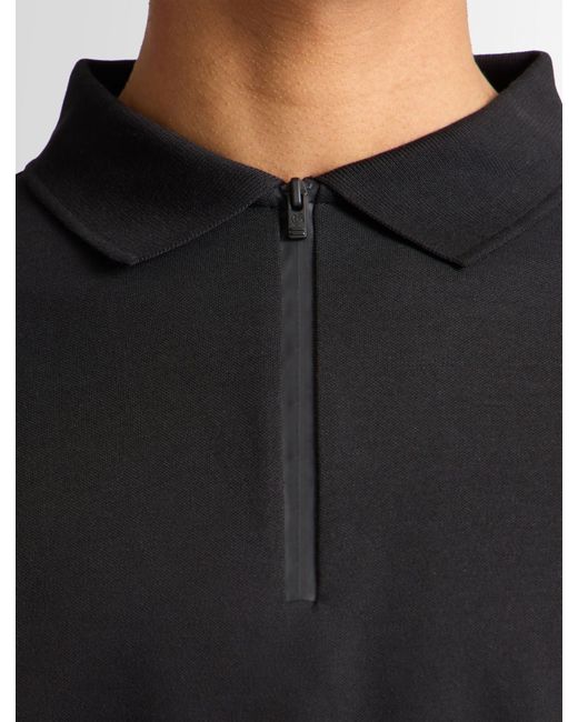 Fusalp Black Anatole Short-Sleeve Polo Shirt for men