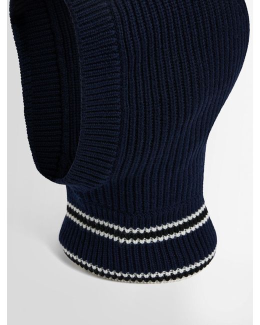 Fusalp Blue Wool Cowl