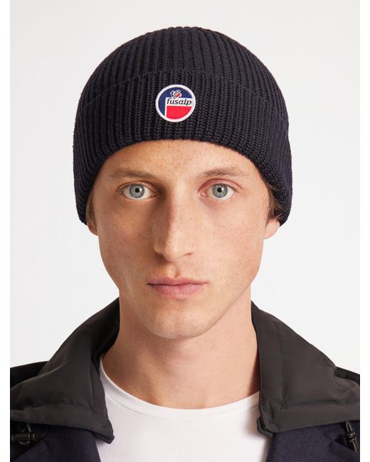 Fusalp Blue Cosmic Beanie