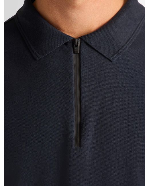 Fusalp Blue Anatole Short-Sleeve Polo Shirt for men