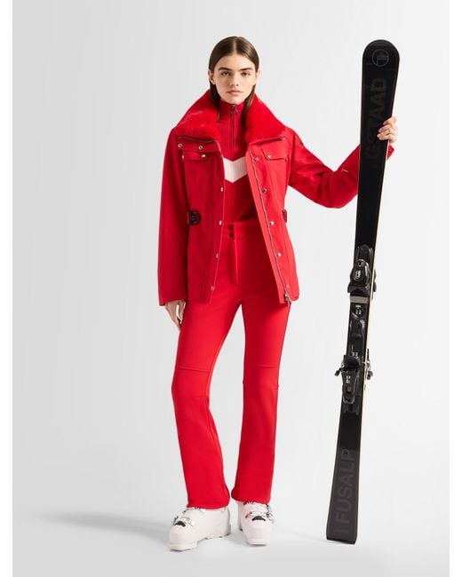 Fusalp Red Dessa Ski Jacket