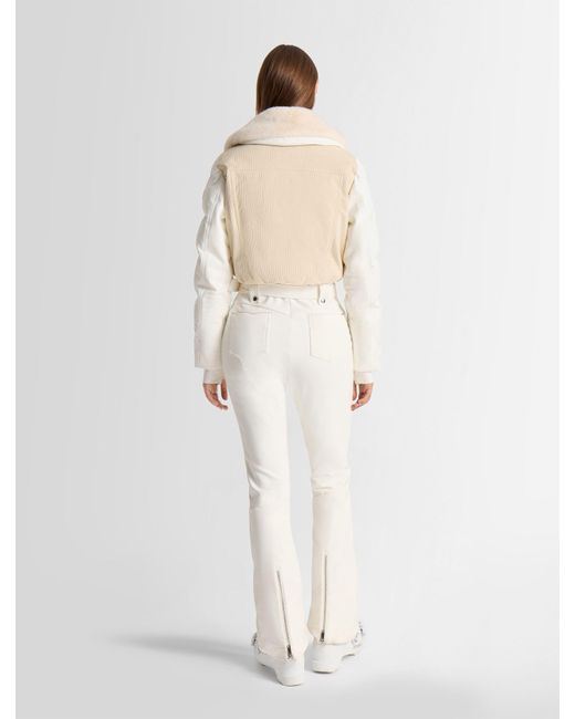 Fusalp White Karei Velvet Ski Suit