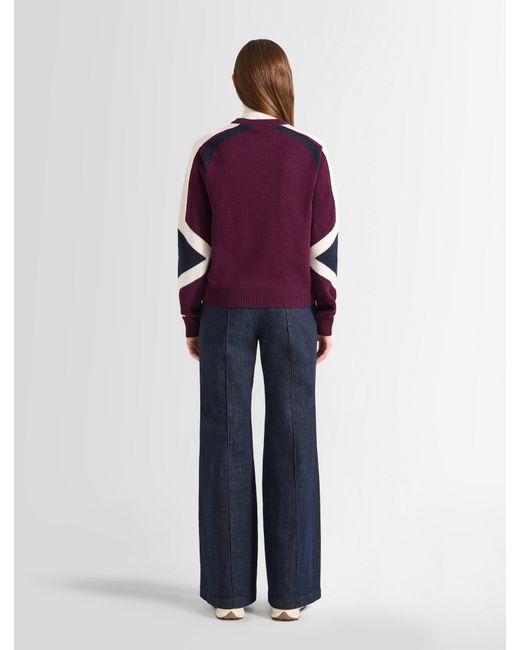 Fusalp Purple Rivena Sweater