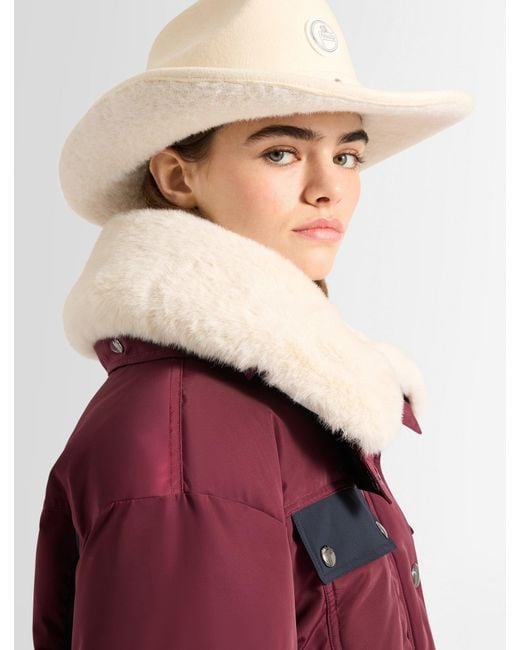 Fusalp White Cowboy Bucket Hat