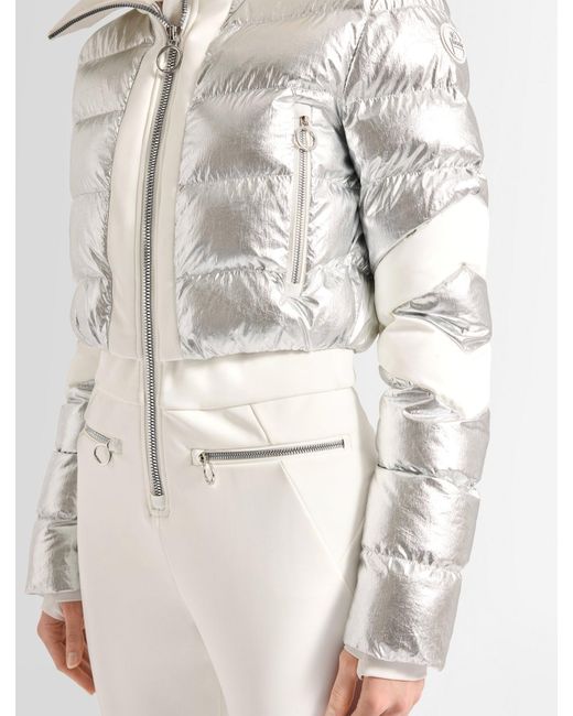 Fusalp White Clarisse Metal Ski Suit