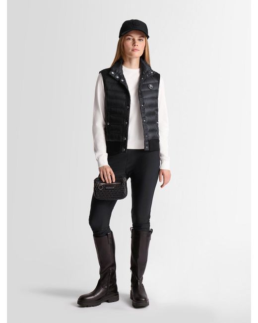 Fusalp Black Miraca Sleeveless Down Jackets