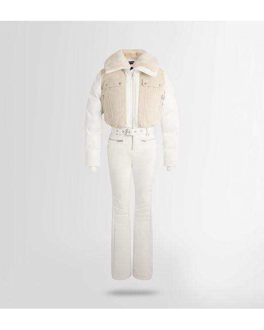 Fusalp White Karei Velvet Ski Suit