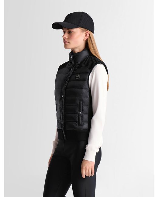 Fusalp Black Miraca Sleeveless Down Jackets