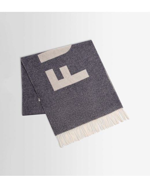 Fusalp Blue Oversize Scarf Scarf
