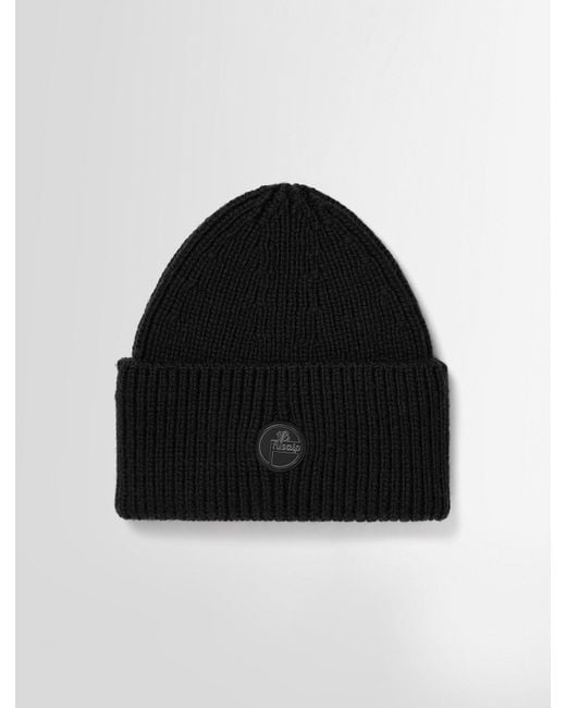 Fusalp Black Knit Beanie