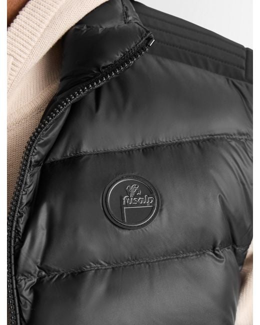 Fusalp Black Gorvone Sleeveless Down Jacket for men