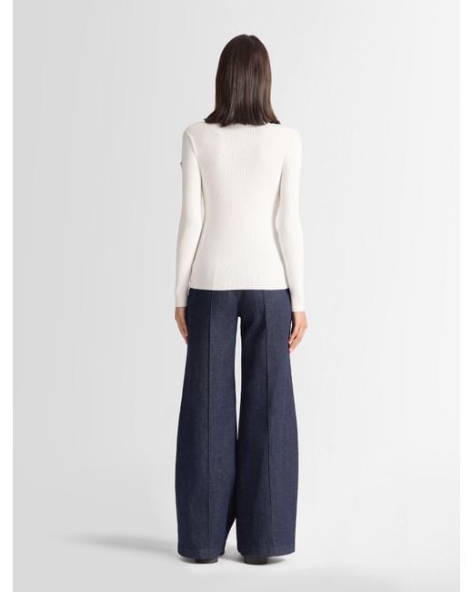 Fusalp White Ancelle Sweater