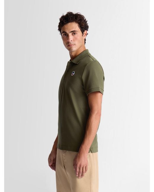 Fusalp Green Elbin Short-Sleeve Polo Shirt for men