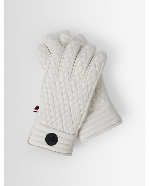 Fusalp White Athena Ski Gloves
