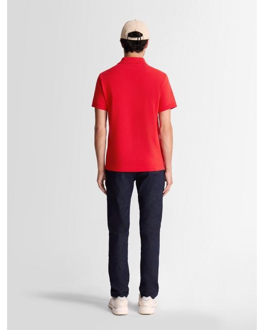 Fusalp Red Elbin Short-Sleeve Polo Shirt for men