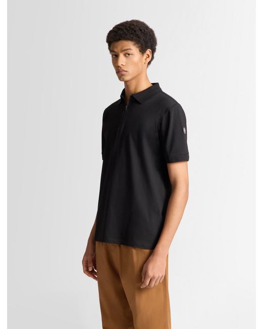 Fusalp Black Anatole Short-Sleeve Polo Shirt for men