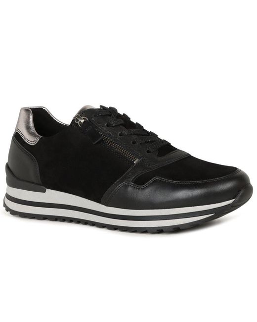 Gabor Black Nulon Trainers