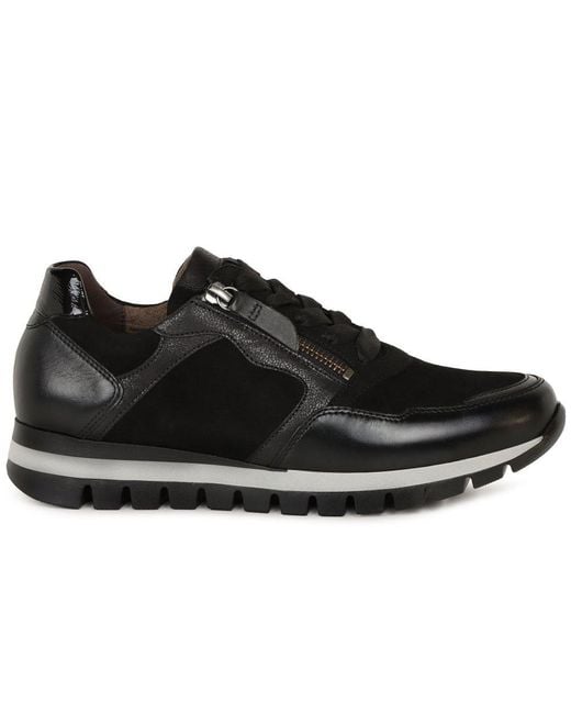 Gabor Black Willet Trainers