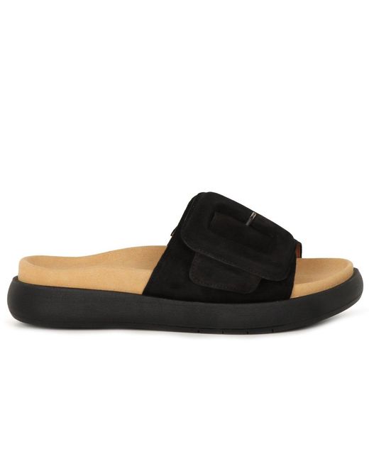 Gabor Black Adios Sandals