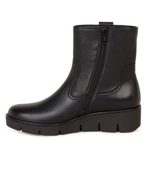 Gabor Black Enhance Ankle Boots