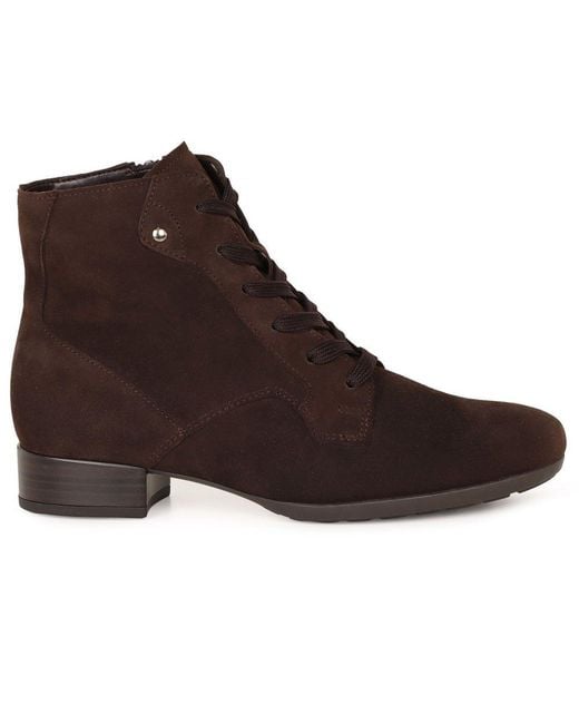 Gabor Brown Balban Ankle Boots