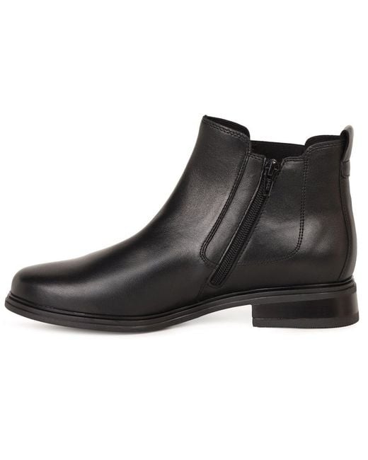 Gabor Black Hustle Ankle Boots