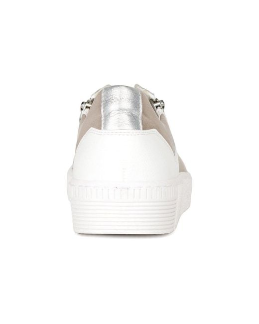 Gabor White Wemo Trainers