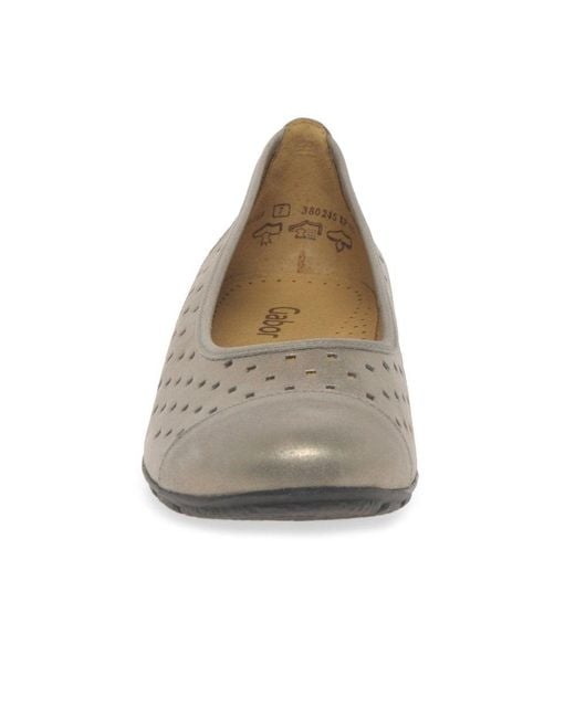 Gabor Multicolor Ruffle Punched Detail Casual Shoes