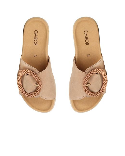 Gabor Pink Everly Mule Sandals