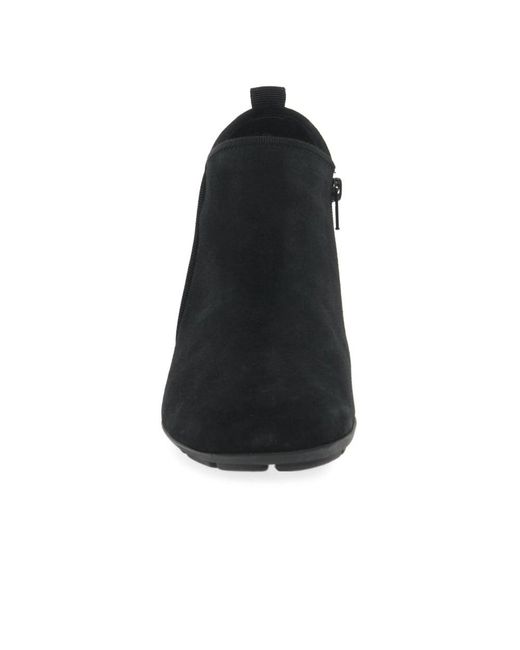 Gabor Black Trudy Ankle Boots