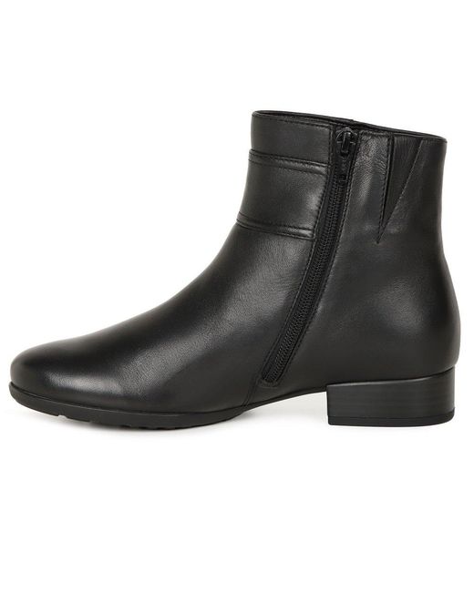Gabor Black Balm Ankle Boots
