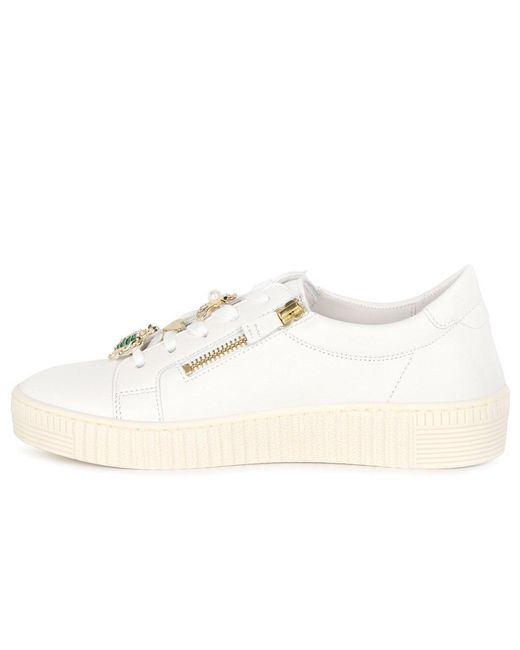 Gabor White Talma Trainers