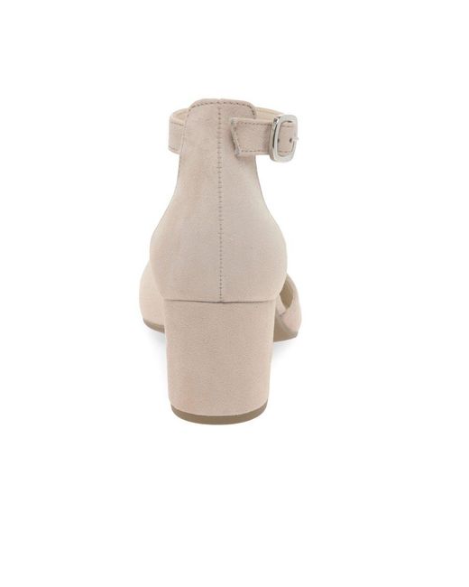 Gabor White Gala Open Court Shoes