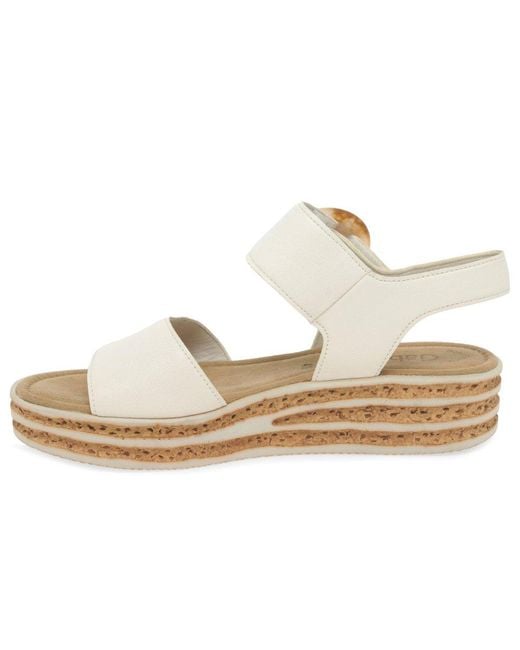 Gabor Metallic Andre Sandals