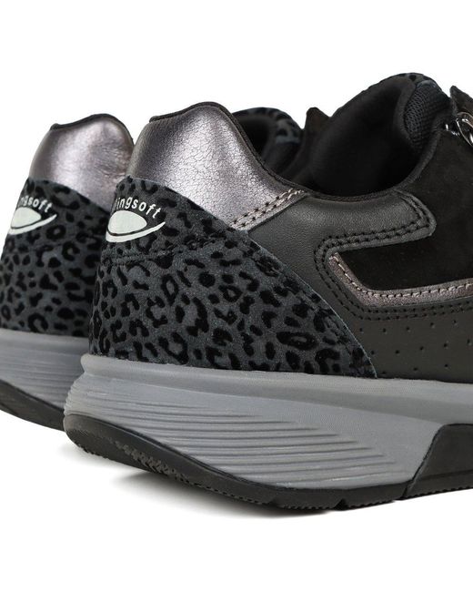 Gabor Black Adora Trainers