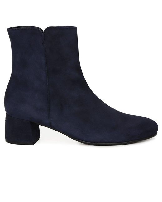 Gabor Blue Abbey Ankle Boots