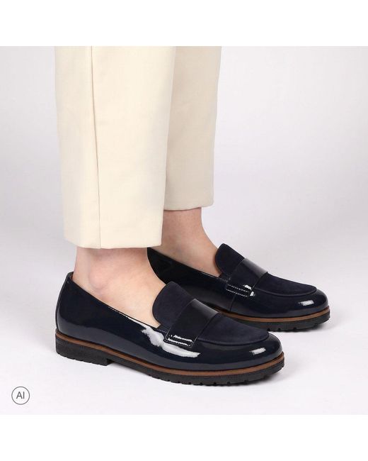 Gabor Blue Elder Loafers