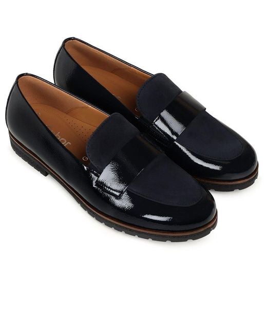Gabor Blue Elder Loafers