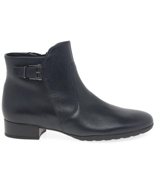 Gabor Blue Bolan Ankle Boots
