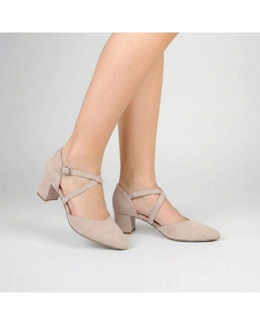 Gabor Pink Gisele Open Court Shoes