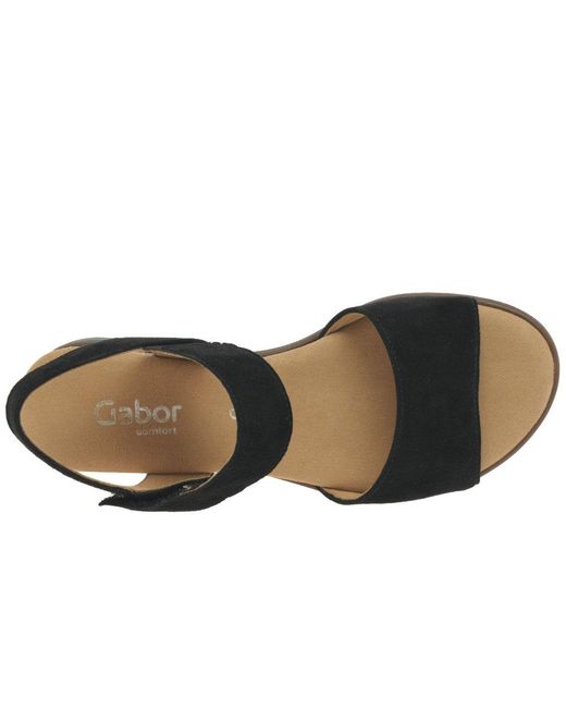 Gabor Black Raynor Sandals