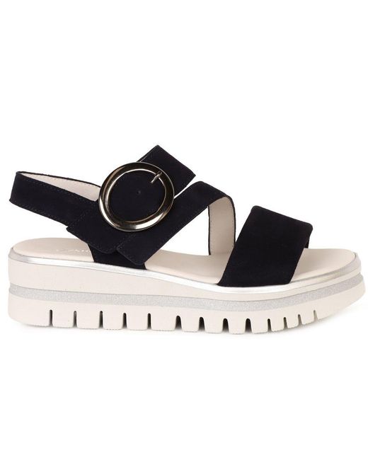 Gabor Metallic Amarillo Sandals