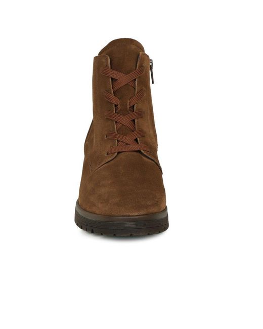 Gabor Brown Zumba Ankle Boots