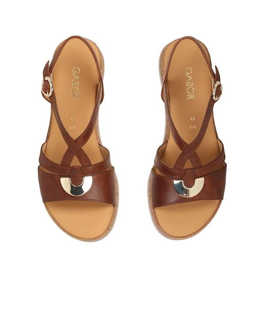 Gabor Brown Sadie Sandal