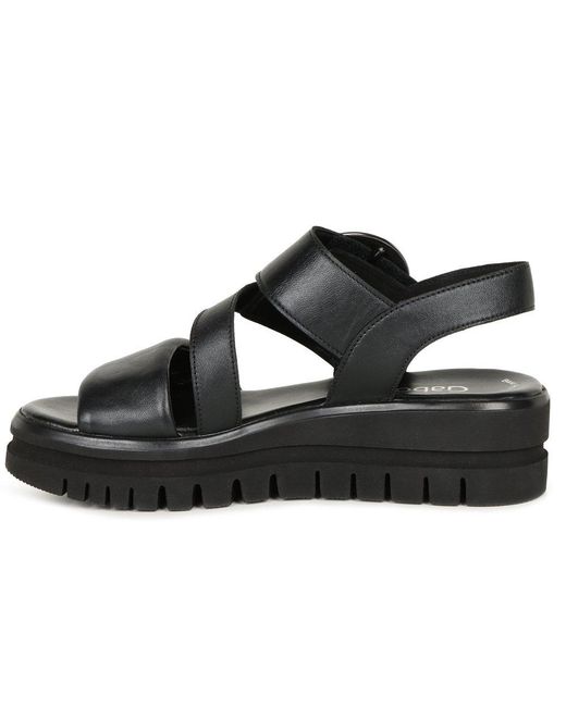 Gabor Black Amarillo Sandals