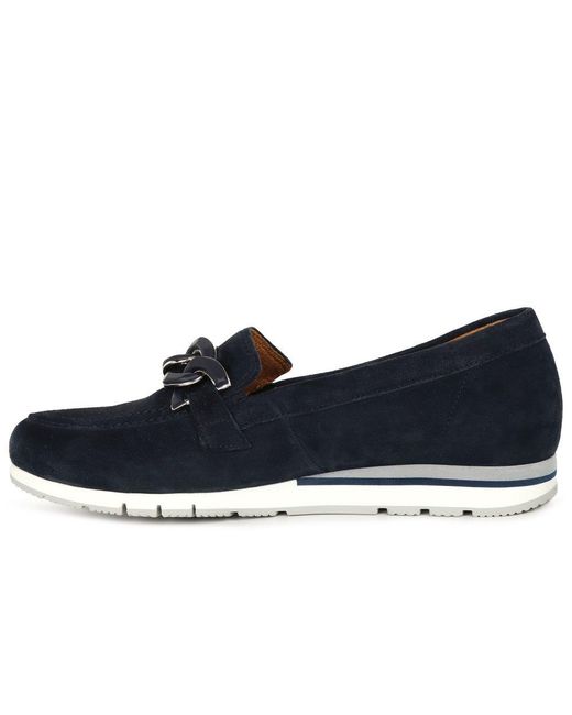 Gabor Blue Bea Loafers