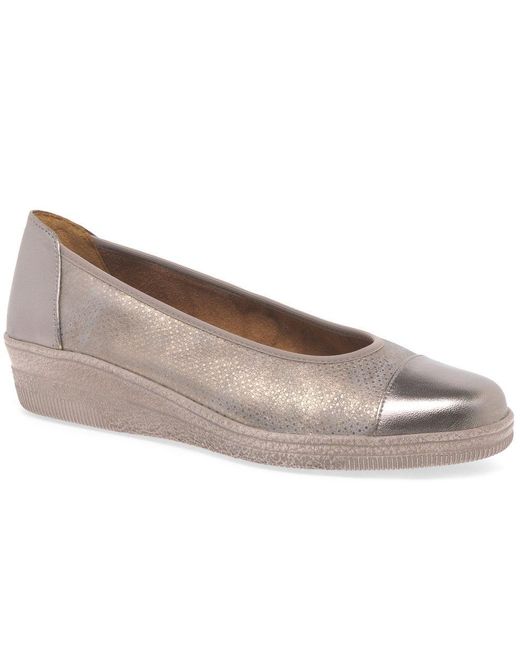 Gabor Multicolor Petunia Accent Low Heeled Pumps