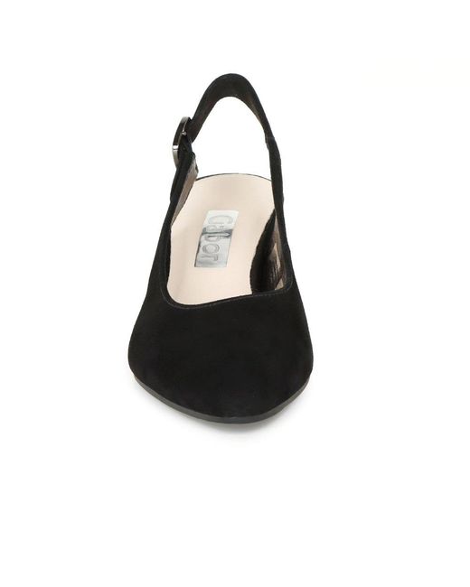 Gabor Black Helmsdale &Apos;S Court Shoes