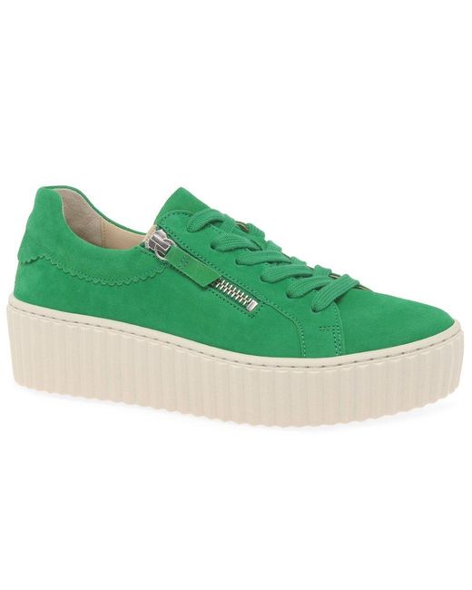 Gabor Green Dolly Trainers